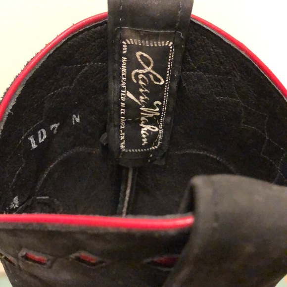 Larry Mahan Grey Suede Western Boots Women’s 6 - Picture 8 of 15